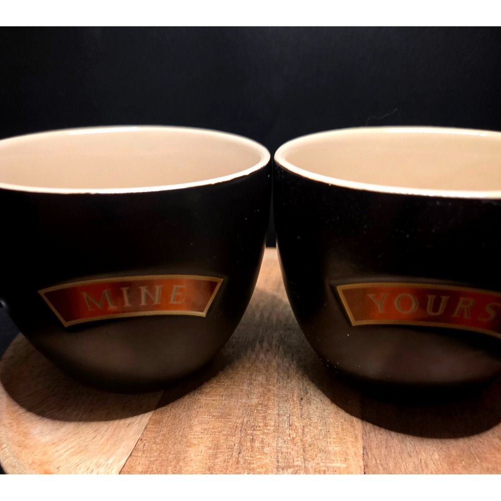 Baileys Irish Cream Sipping Cups‎ Black Yours & Mine Vintage Barware